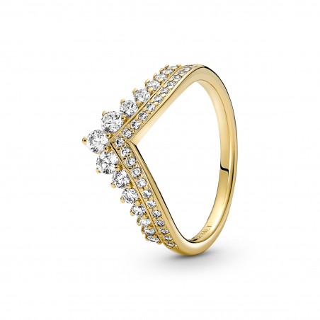 Pandora Bijou argent 925 - Bague Tiare Voeu Timeless - T54