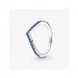 Pandora Bijou argent 925 - Bague Voeu Timeless Bleue -T54 - 196316C02