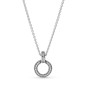 Pandora Bijou argent 925 - Pendentif et Collier Double Cercle 45cm