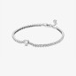 Pandora Bijou argent 925 - Bracelet Rivière Coeur Scintillant 20cm