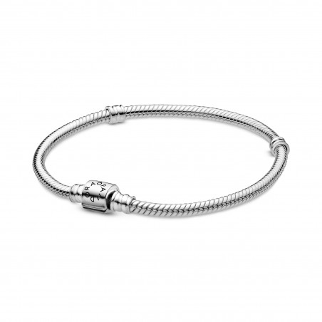 Pandora Bijou argent 925 - Bracelet Maille Serpent Fermoir Barillet - 598816C00-20