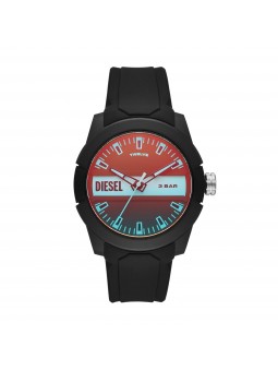 Montre Homme Diesel Collection Double Up, style sport, bracelet Silicone DZ1982