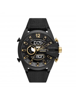 Montre Homme Diesel Collection Mega Chief, style sport, bracelet Acier DZ4552
