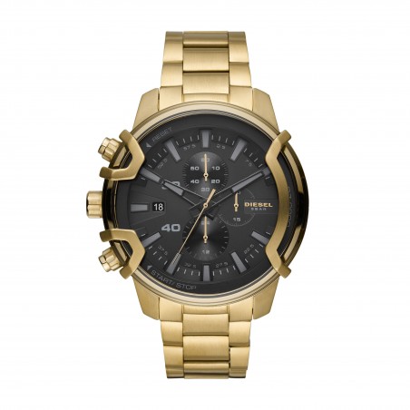 Montre Homme Diesel Collection Griffed, style sport, bracelet Acier DZ4522