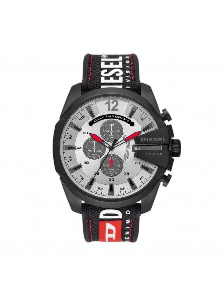 Montre Homme Diesel Collection Mega Chief, style sport, Bracelet Acier DZ4512