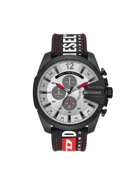 Montre Homme Diesel Collection Mega Chief, style sport, bracelet Acier DZ4512