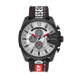 Montre Homme Diesel Collection Mega Chief, style sport, Bracelet Acier DZ4512