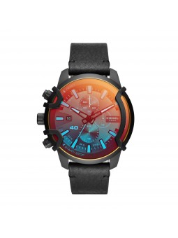 Montre Homme Diesel Collection Griffed, style sport, bracelet Cuir DZ4519