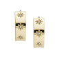 Boucles d'oreilles Fossil Acier doré  Collection Shine Bright JF03870710