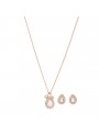 Collier Fossil Acier doré rose Collection Jewelry JF04029791