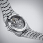 Montre Homme Tissot PRX chronographe automatique blanc bracelet acier - Réf. T1374271101100