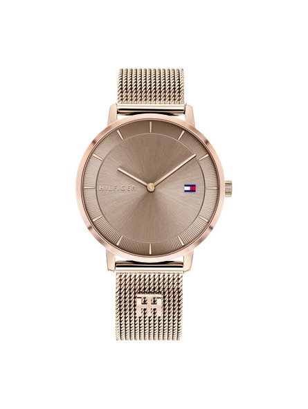 Montre Tommy Hilfiger Tea Femme - Boitier acier Doré Rose - Bracelet acier Doré Rose