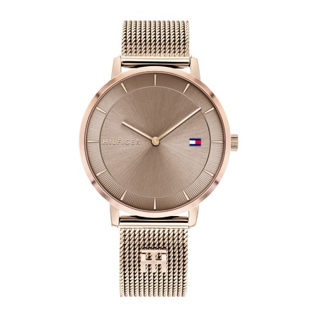 Montre Tommy Hilfiger Tea Femme - Boitier acier Doré Rose - Bracelet acier Doré Rose
