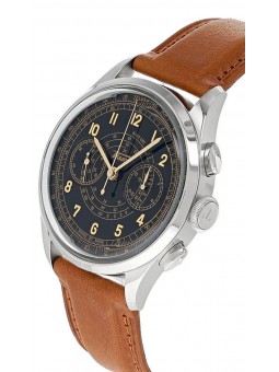 Montre Homme Tissot Telemeter 1938 noir bracelet cuir - Réf. T1424621605200