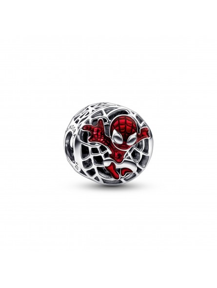 Charm Marvel Spider-Man Volant à travers la Ville