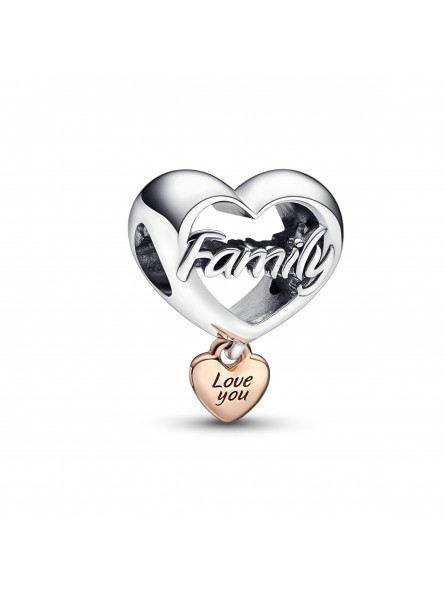 Charm Coeur Love You Family