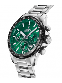 Montre Homme Festina Timeless Chronographe Cadran Vert - F20560/4