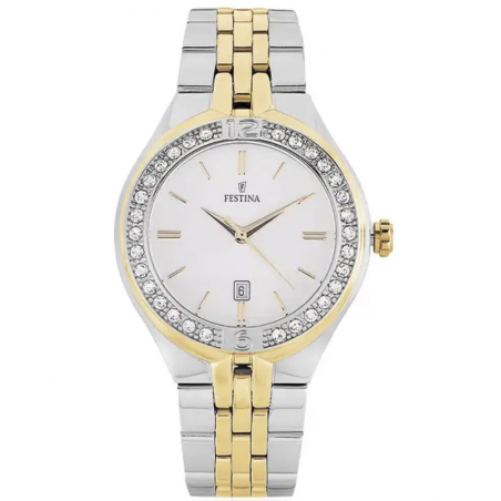 Montre Femme Festina Mademoiselle argenté or - F16868-1