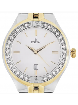 Montre Femme Festina Mademoiselle argenté or - F16868-1