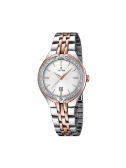 Montre Femme Festina Mademoiselle argent or Rose - F16868/2