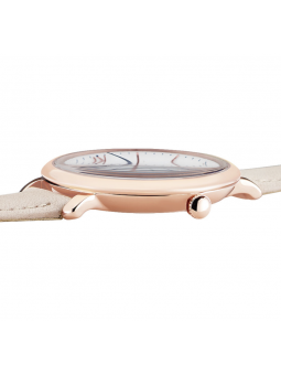 Montre Femme Fossil Blush Jacqueline Acier Cuir Rose - ES3988