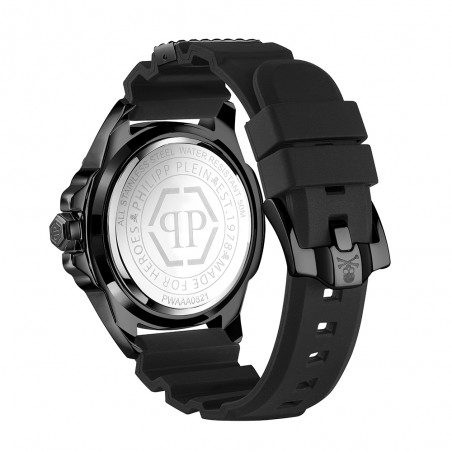 Montre Homme PHILIPP PLEIN High-Conic Skull Noir Multicolore Silicone - PWAAA0621