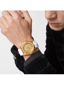 Philipp Plein - Montre Mixte / Unisexe Collection High-Conic - The Skull PWAAA1221