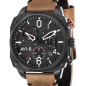 Montre Homme AVI-8 Hawker Hunter Chronographe Cuir Marron Noir - AV-4052-02