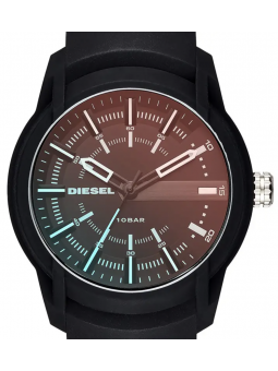 Montre Homme Diesel Armbar Silicone noire - DZ1819