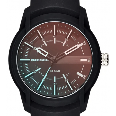 Montre Homme Diesel Armbar Silicone noire - DZ1819
