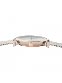 Montre Femme Cluse Triomphe Acier Bicolore Cadran blanc - CW0101208001