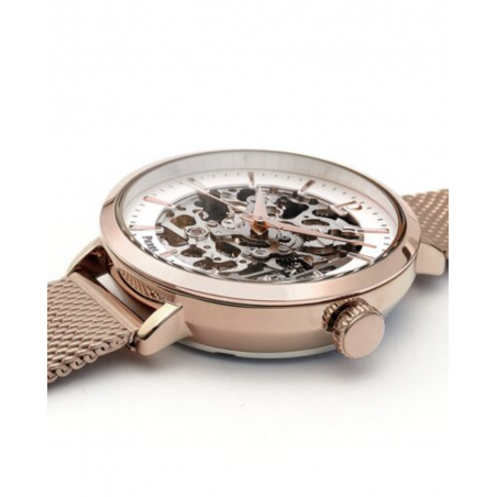 Montre Femme Pierre Lannier Automatique Squelette PVD or Rose- 313B928