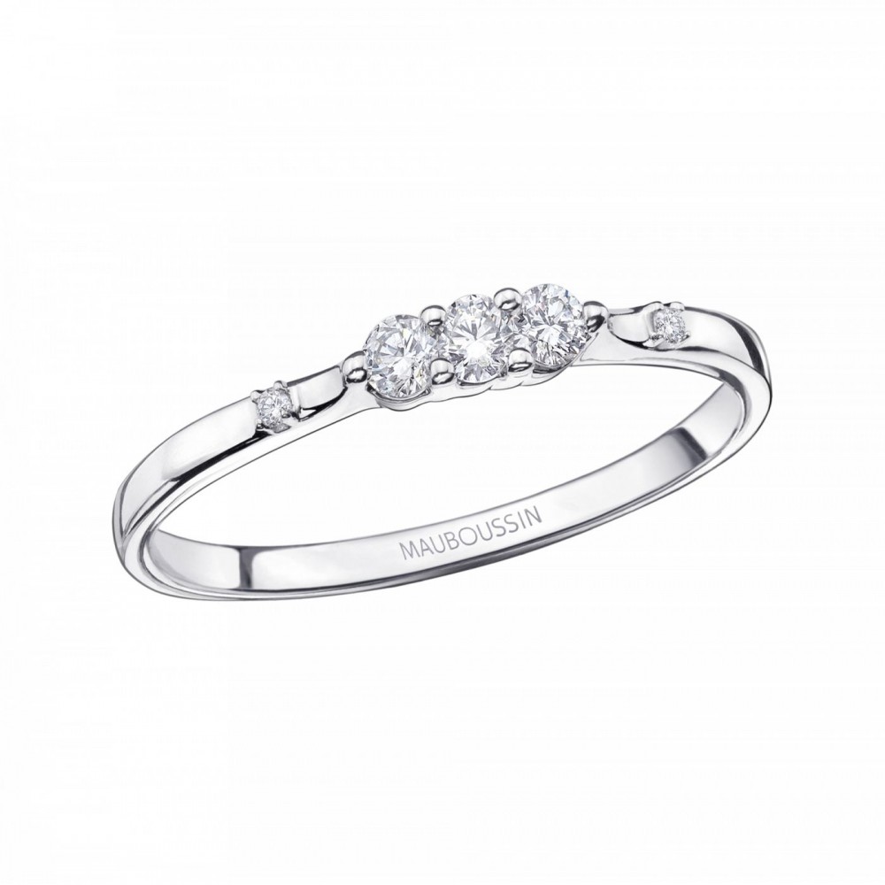 Bague Mauboussin collection Trois Grains D'Amour RI1039WGDI