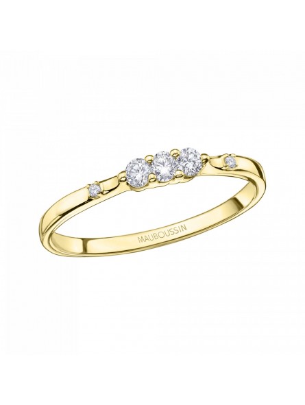 Bague Mauboussin collection Trois Grains D'Amour RI1039YGDI