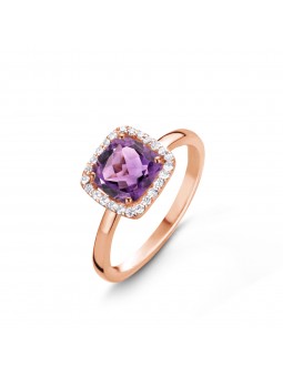 Bague One More  - Collection Etna - Améthyste