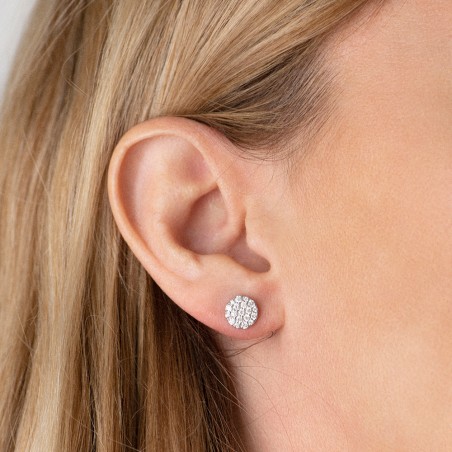 Boucles d'oreilles One More  - Collection Eolo - Diamant