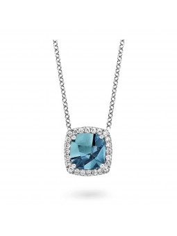Collier One More  - Collection Etna - Topaze London blue
