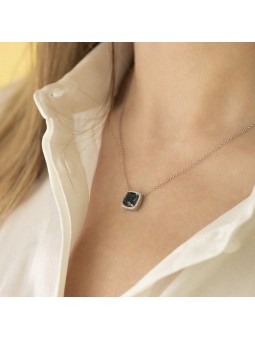 Collier One More  - Collection Etna - Topaze London blue
