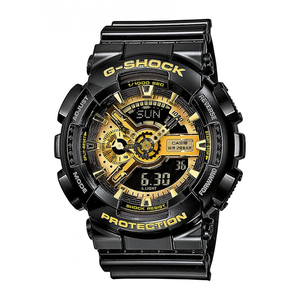 Montre Homme CASIO G-Shock Gold Noir - GA-110GB-1AER