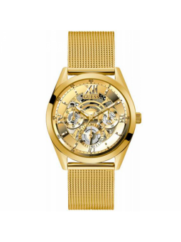 Montre Homme Guess Tailor en Métal Doré Ref GW0368G2