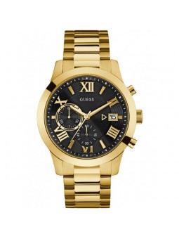 Montre Homme Guess Atlas en Acier Doré Ref W0668G8