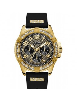 Montre Homme Guess Frontier en Silicone Noir Ref W1132G1
