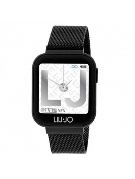 Montre Femme Liu Jo Connectée Smartwatch Acier Noir - SWLJ003