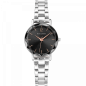 Pierre Lannier - Montre Multiples Femme - acier - cadran noir - Ref 011L631