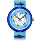 Montre Enfant Flik Flak Sharkasm bracelet Textile FBNP157