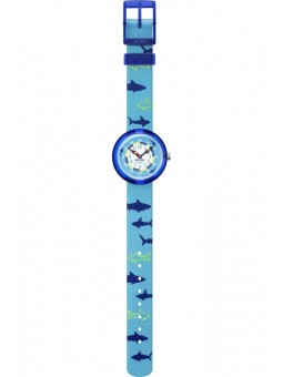 Montre Enfant Flik Flak Sharkasm bleu FBNP157