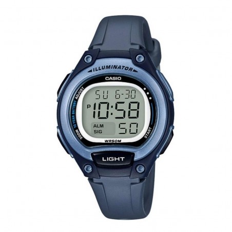Montre Mixte CASIO Bracelet Résine Bleu - LW-203-2AVEF