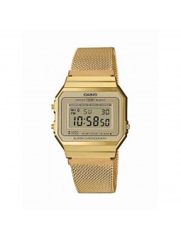 Montre Unisexe CASIO Vintage Bracelet Acier Doré - A700WEMG-9AEF
