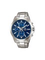 Montre homme Casio Edifice cadran bleu/bracelet acier gris - EFV-560D-2AVUEF