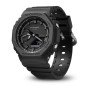 Casio - Montre Homme G-Shock - Boîtier et Bracelet Résine Noire - Ref GA-2100-1A1ER